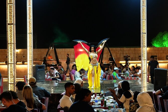 Deluxe Premium Dubai Desert Safari with Camel Ride, and Live Show - From Dubai streets to Lahbab’s red dunes