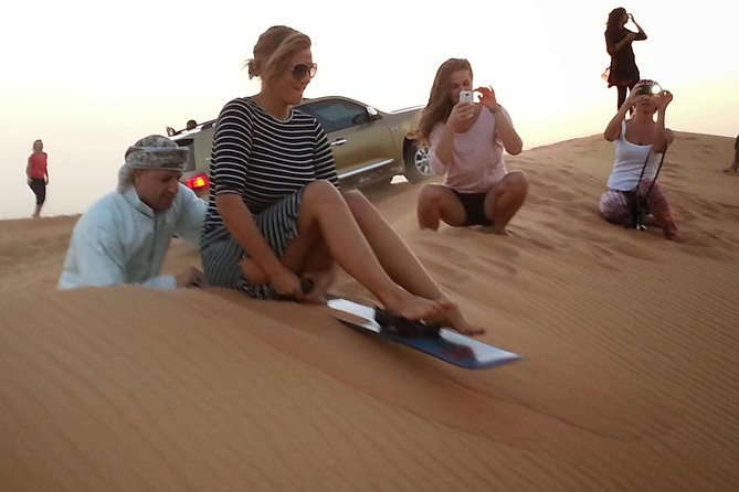 Desert Safari Tour - FULL PROGRAM with Dinner Show and more... - Sunset, sandboarding, and the open dunes