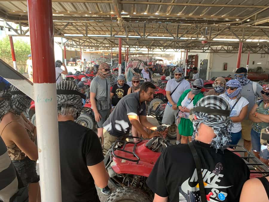 Desert Sunset Quad Bike ATV for 50Km, Oriental Show, Dinner, - Key things to know before booking