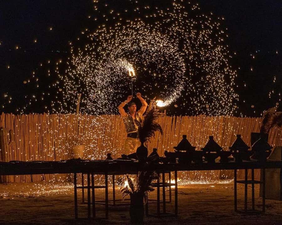 Dinner at Agafay Desert In Berber Camp with Sunset And Show - What the $33 price really covers