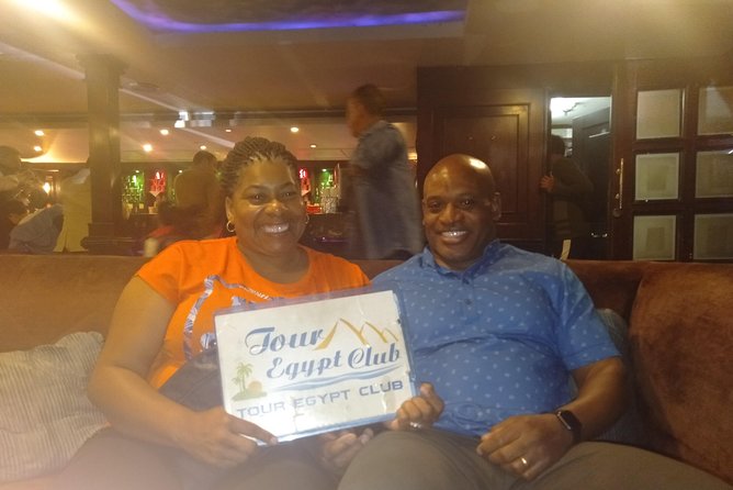 Dinner cruise on the Nile river in Cairo and belly dance show - Boarding the boat and settling in for dinner