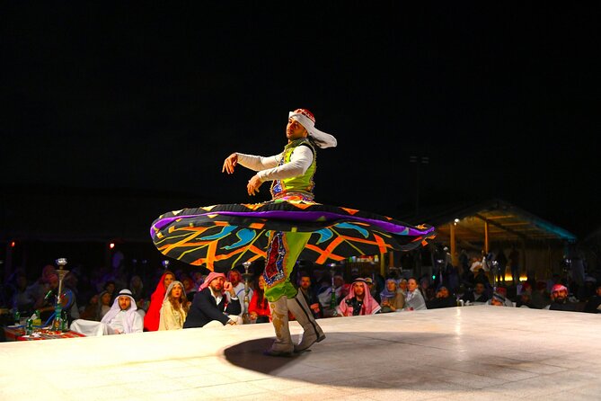 Dinner in the Desert with Traditional Show & Optional Activities - Tanoura, belly dancing, and the fire show