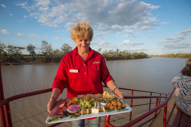 Drover's Sunset Cruise includes Smithy's Outback Dinner and Show - What the Longreach Explorer feels like onboard