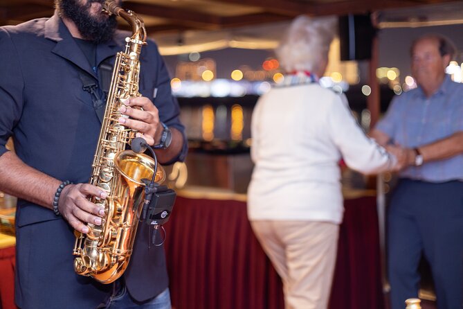 Dubai Canal Dinner Cruise with La Perle Show Tickets Combo - Dubai Design District and the changing canal scenery