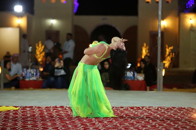 Dubai Desert Safari with Belly Dance, Fire Show and Tanura Show-The Full Package - Tanura dancing, belly dance and the fire show