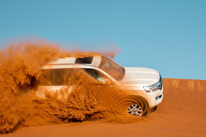 Dubai Desert Safari with Belly Dance, Fire Show and Tanura Show-The Full Package - Camel ride, coffee and camp traditions