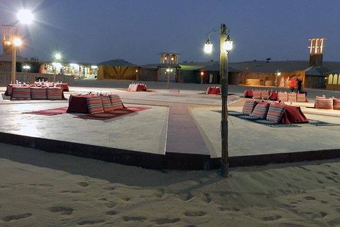 Dubai Desert Safari with Camel Ride, Show, BBQ and Transfers - From Dubai hotels to open sand