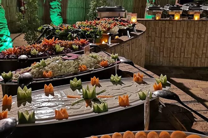 Dubai Desert Safari with Quad Bike, Camel Ride, Dinner and Show - The Bedouin-style camp and the evening program