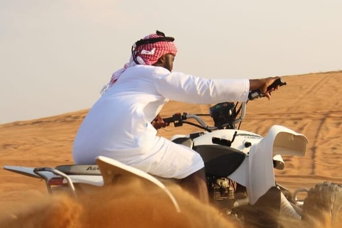 Dubai Desert Safari with Quad Bike, Camel Ride, Dinner and Shows - Key points at a glance