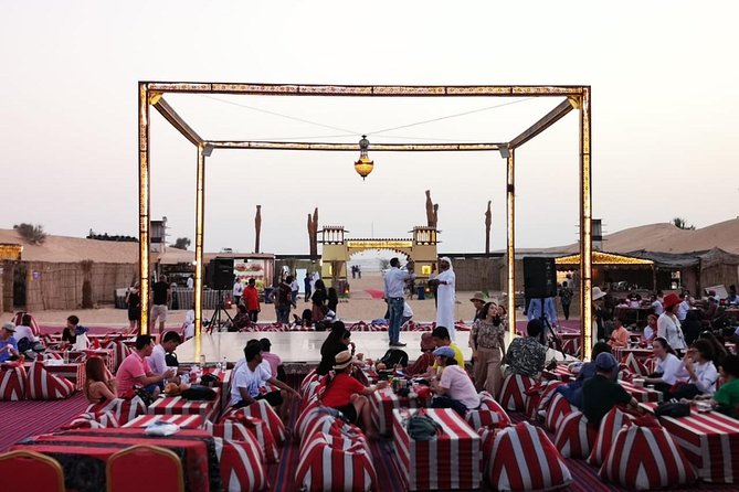 Dubai Desert Safari with Quad Bike, Camel Ride, Dinner and Shows - Pickup from Dubai or Sharjah around 3 pm