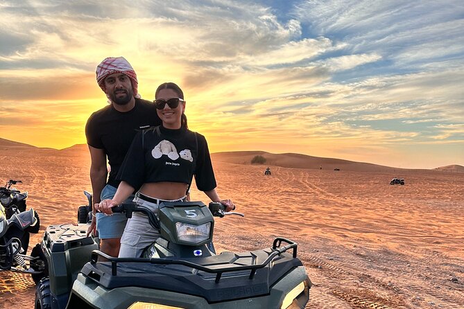Dubai Evening Desert Safari with Quad bike, Dinner and Show - Getting to the desert from Dubai