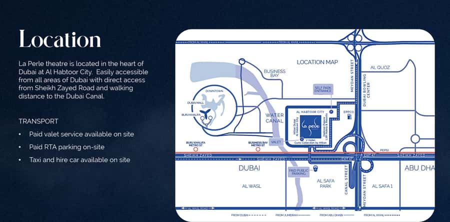 Dubai: La Perle by Dragone Show Tickets - Key points to know before booking