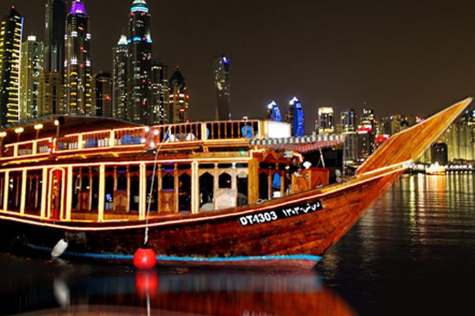 Dubai Marina Cruise Dinner with Entertainment Show - Dinner: plenty of food, but keep expectations modest