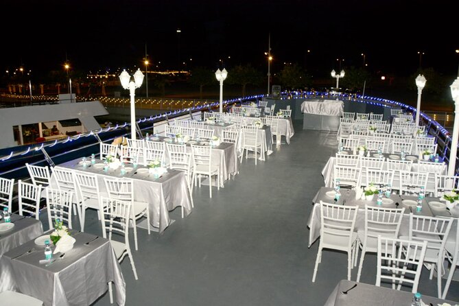 Dubai Marina Unique Dhow Cruise Buffet Dinner and Belly Dance - Cayan Tower adds a memorable skyline marker