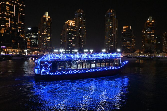 Dubai Marina Unique Dhow Cruise Buffet Dinner and Belly Dance - The marina cruise is the heart of the evening