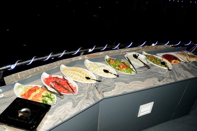 Dubai Marina Unique Dhow Cruise Buffet Dinner and Belly Dance - Dinner, music, and belly dance
