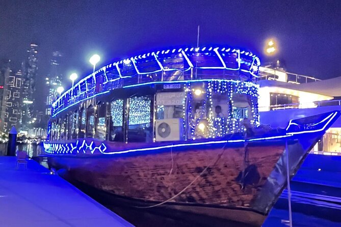 Dubai Marina Unique Dhow Cruise Buffet Dinner and Belly Dance - The missing narration is worth considering