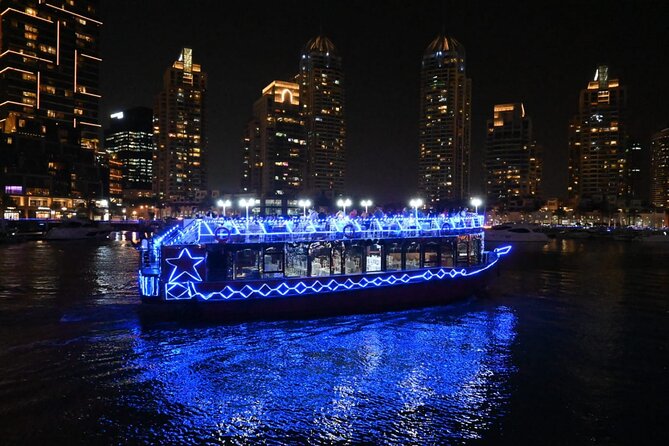 Dubai Marina Unique Dhow Cruise Buffet Dinner and Belly Dance - What the $41.59 price really covers