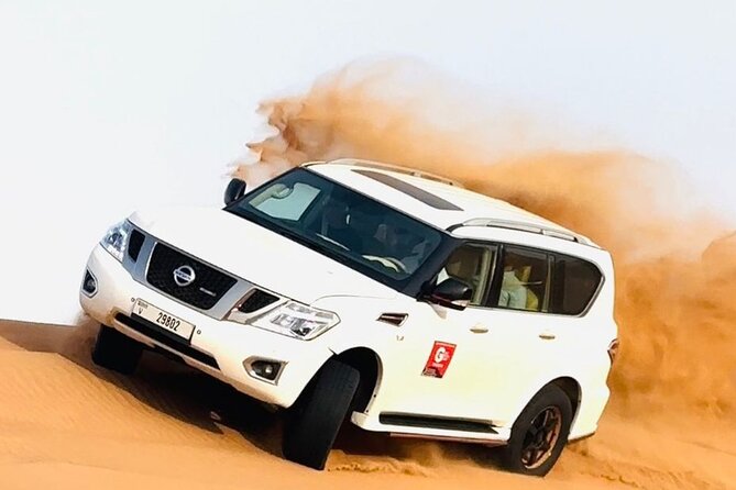 Dubai Private 4x4 Car Desert Safari with Dinner, Camel, and Show - Key points at a glance