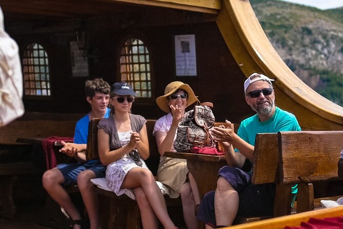 Dubrovnik Panoramic Cruise on a Wooden Galleon with a Live Show - The City Walls from the water