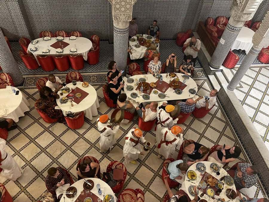 Fes : Unforgettable Dinner Show Experience with hotel pickup - The mock wedding procession is the most participatory moment