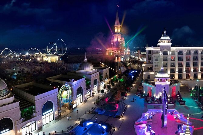 Free Night Show & Roundtrip Transfer Land of Legends Tour - Shopping Avenue, restaurants, and the price of a snack