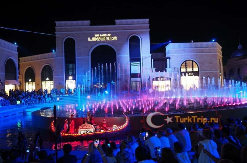From Alanya, Side, Antalya: The Land of Legends Night Show - Key points to know before booking