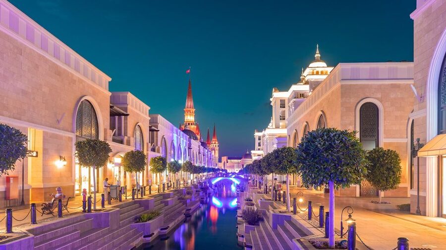 From Alanya, Side, Antalya: The Land of Legends Night Show - The free time: shopping, hotel interiors, and water attractions