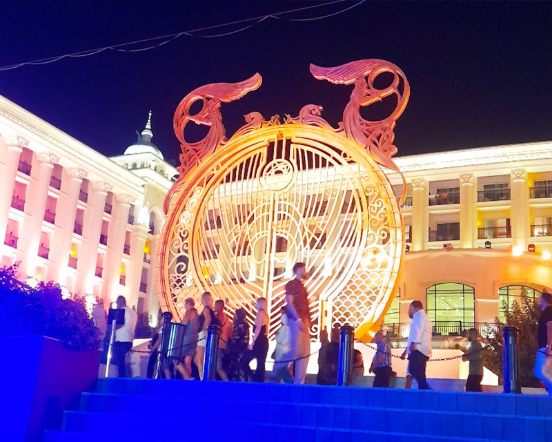 From city of Side Land of Legends Night Show - The 9 PM show and changing program
