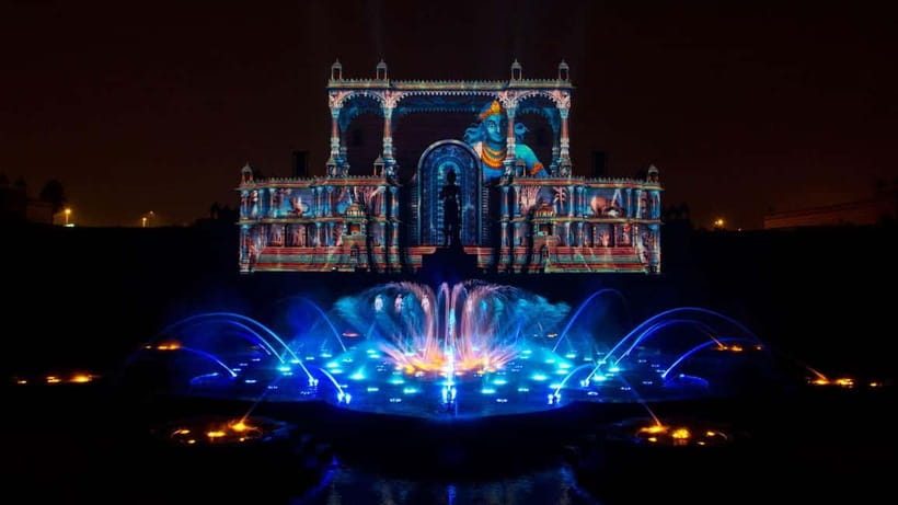 From Delhi: Akshardham Exhibition and Sahaj Anand Water Show - Neelkanth Darshan, a pilgrimage across India