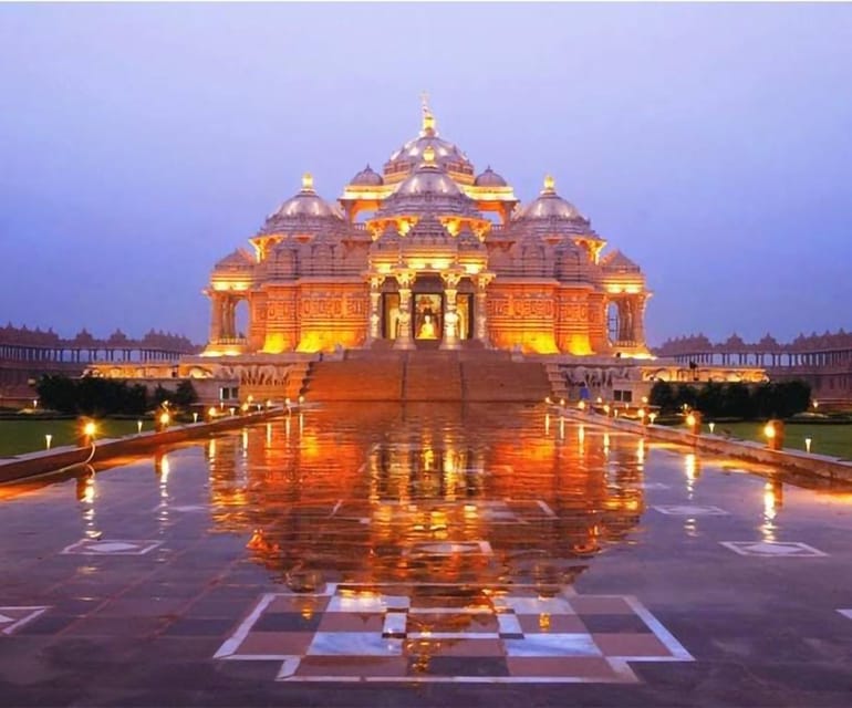 From Delhi: Akshardham Tour With Light & Water Show - Pickup from Delhi, Noida, Gurugram, or Faridabad