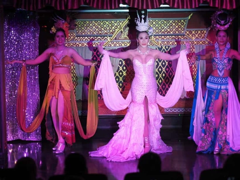 From Krabi: Blue Dragon Cabaret Ticket Dazzling Night - Gangnam Style adds comedy and crowd appeal