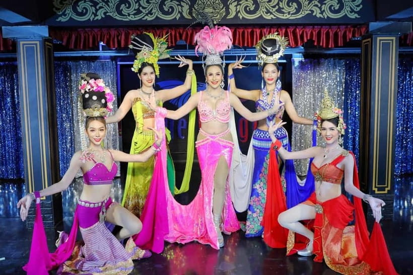 From Krabi: Blue Dragon Cabaret Ticket Dazzling Night - Arriving at the third floor in Ao Nang