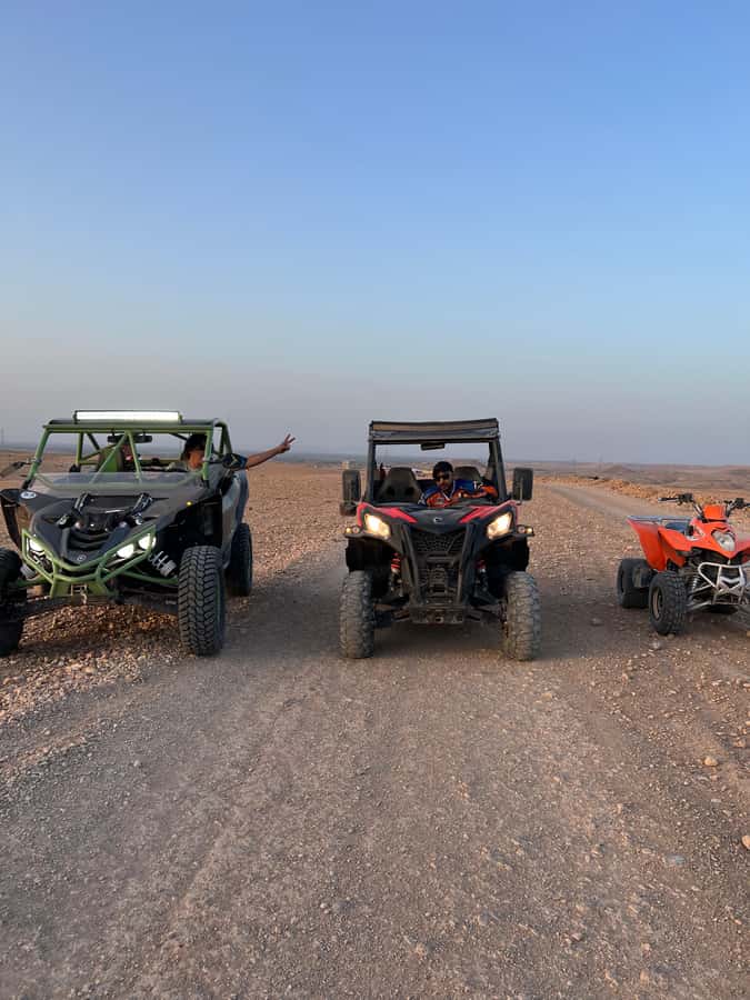 From Marrakech: Agafay Desert Buggy 1Hour & Dinner Show - Key points at a glance