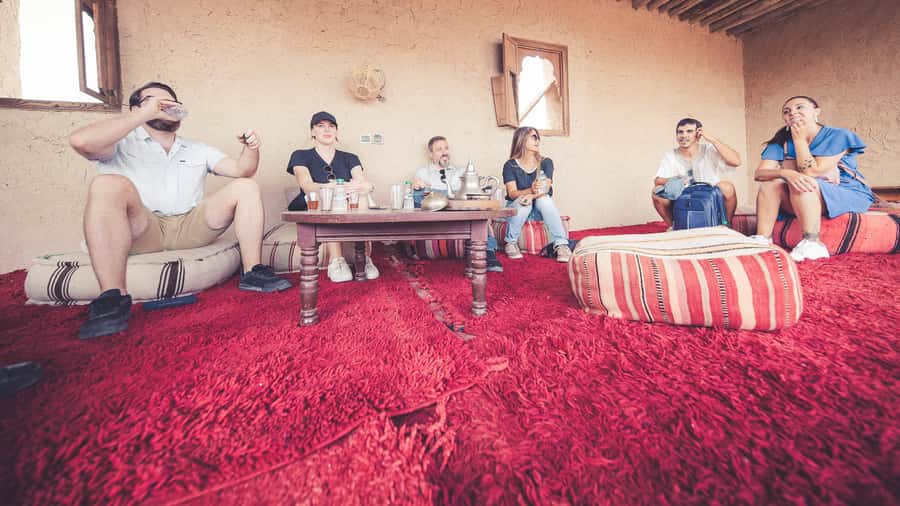 From Marrakech: Agafay Desert Camel Ride and Dinner and Show - Music, dancing, and a campfire show