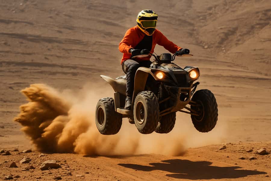 From Marrakech: Agafay Desert Quad Biking with Dinner & Show - A Camel Ride With Time for Photos