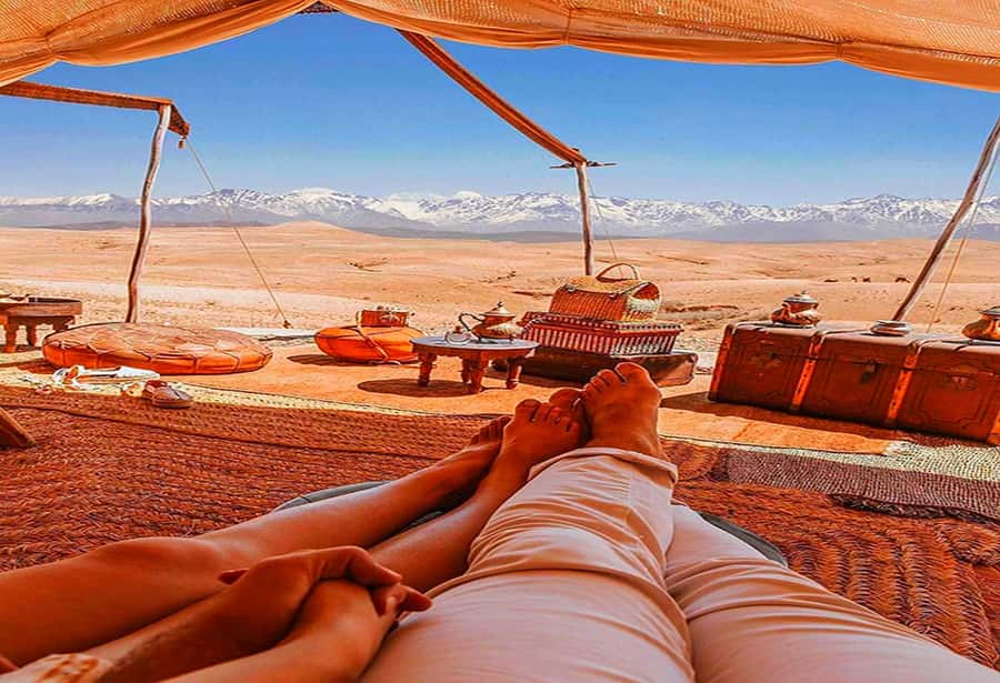 From Marrakech: Agafay Desert Sunset Dinner with Live Show - What the $27 price really gives you