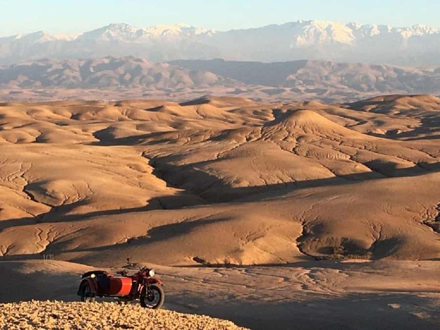 From Marrakech: Dinner show in Agafay Desert & Sunset Quad - A 30-minute camel ride in the evening light