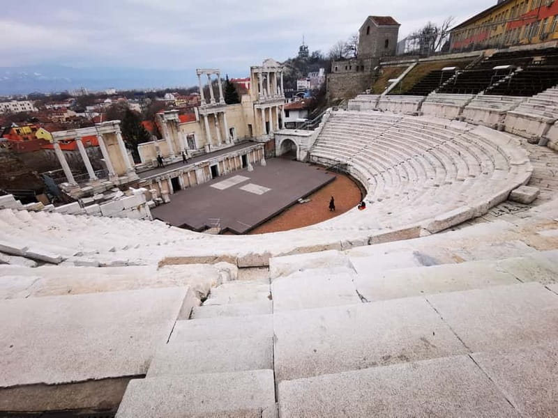 From Sofia: Day Tour of Plovdiv with Roman Theater Ticket - Entering Plovdiv’s colorful Old Town