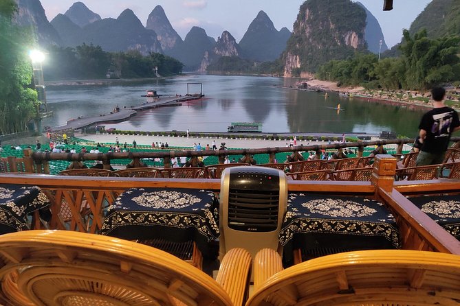 Full-Day Li-River Tour with the 4 Star Luxury Boat VIP Room and Liusanjie Show - The Liu Sanjie show after dark