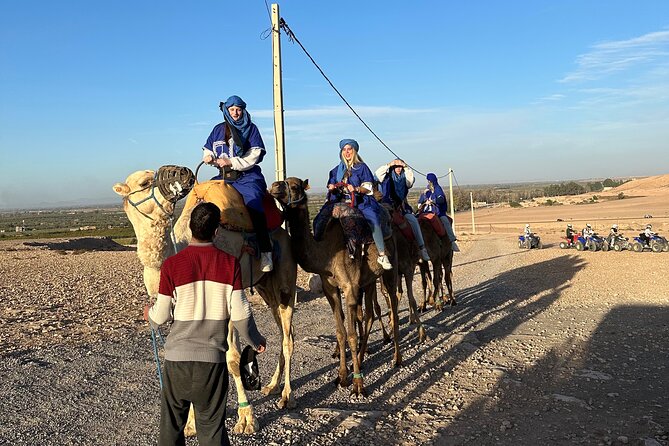 Full Package Agafay Desert, Quad Bike, Camel Ride and Dinner show - Dinner under a Berber tent