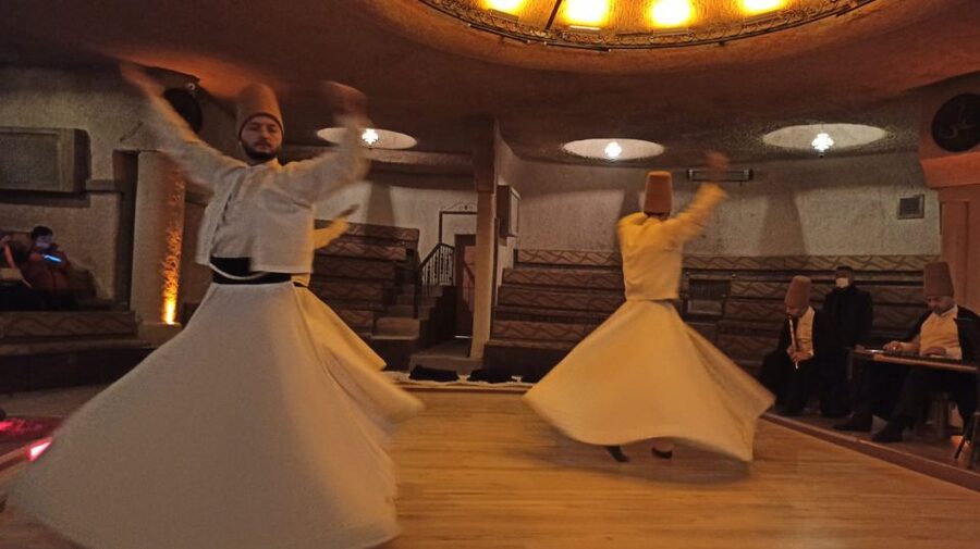 Goreme: Whirling Dervishes Show in Historical Cave - The closing drink and return to town