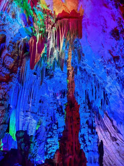 Guilin: Cave, Yulong Rafting, Glass-bottomed skywalk & Show - Key points at a glance
