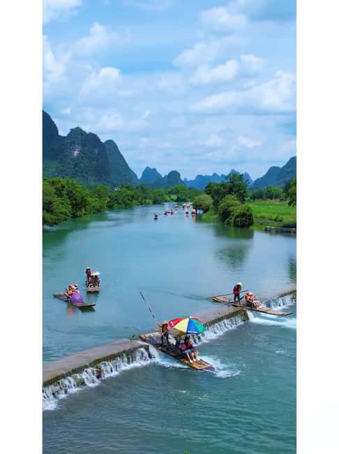 Guilin: Cave, Yulong Rafting, Glass-bottomed skywalk & Show - Timing, comfort, and who should book