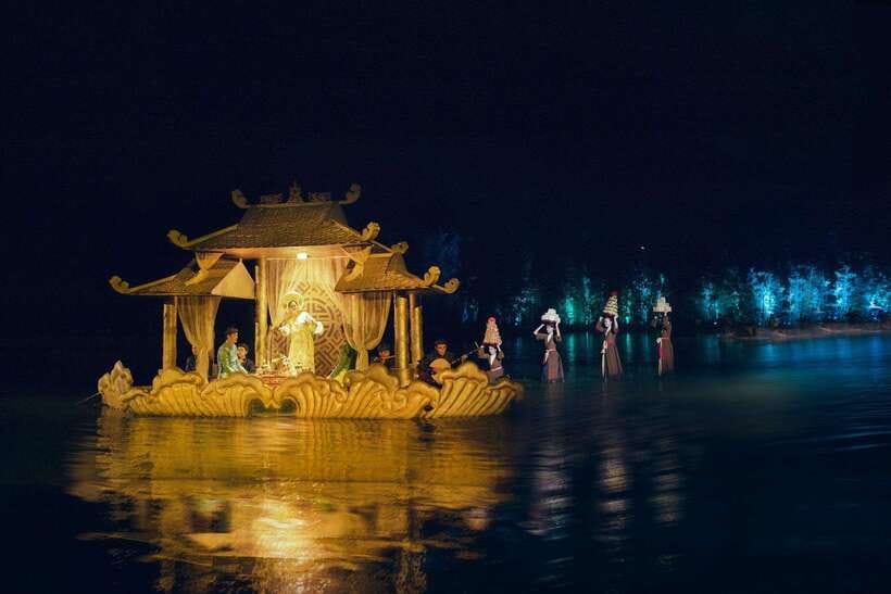 Hanoi: Quintessence of Tonkin Show - A Cultural Spectacle - The first act brings rural Tonkin to the stage