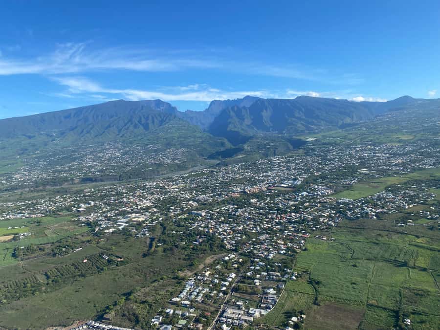 Helicopter flight over Reunion's volcanoes and cirques from St Pierre - Mafate and the Piton Maïdo viewpoint