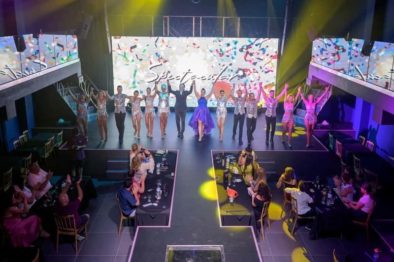 Hersonissos: Spectacular Dinner Show Ticket - Choosing between dinner and drink and show