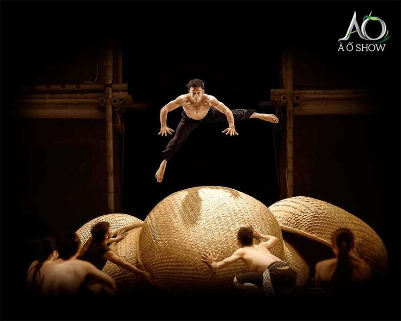 Ho Chi Minh: A O Show Bamboo Circus at Saigon Opera House - À Ố Show brings village and city life together