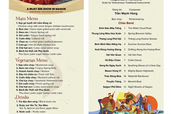 Ho Chi Minh: Chào Show with Dinner & Hotel Pickup - How the guides and transfers affect the evening