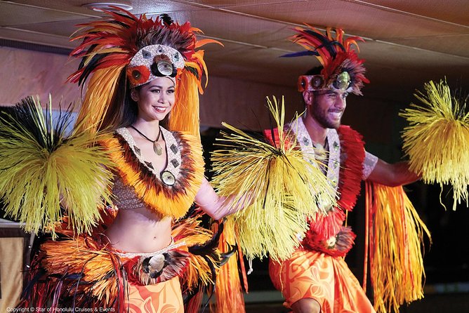 Honolulu: Three Star Deluxe Sunset Dinner Cruise and Show - Five courses, with lobster and steak as the main event
